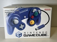 NINTENDO GAMECUBE CONTROLLER VIOLET/CLEAR DOL A CVTS JOYPAD NUOVO NEW NEVER OPEN