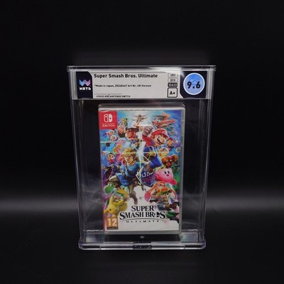Wata 9.6 A+ Super Smash Bros Ultimate Switch UK 1st Print New Graded Nintendo