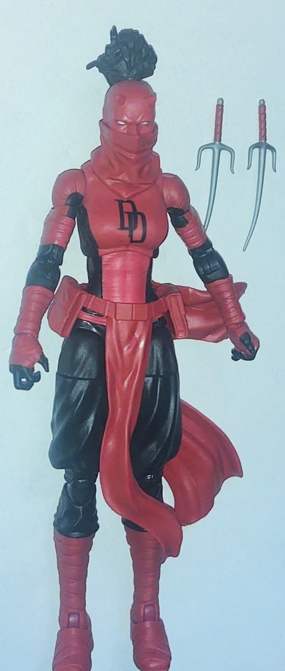 Marvel Legends Retro Daredevil Elektra Nachios Foto 3 de 4