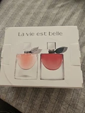 Lancome MINIATURE La Vie Est Belle & L'Elixir 2pc Gift Set Travel Size NOT Spray