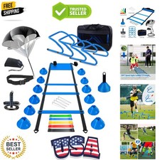 Professional Agility Training Equipment for Athletes - Ladder, Hurdles More