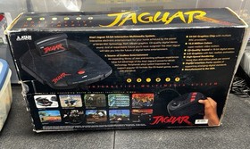 Mint Atari Jaguar Console System Complete In Box With Cybermorph Game Tested