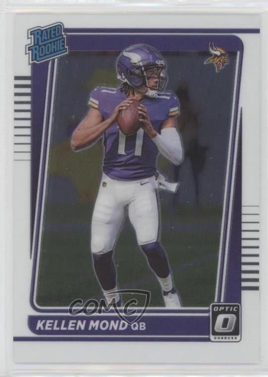 2021 Panini Donruss Optic Rated Rookie Kellen Mond #221 00jz