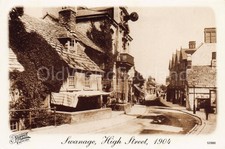 SWANAGE - High Steet F. Cox Bootmaker 1904 - unused postcard - (DORSET)