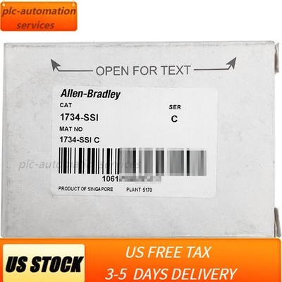 New Factory Sealed AB 1734-SSI SER C Encoder Input Module 1734SSI