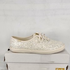 7 WIDE - KEDS Champion Glitter Celebrations - Cream