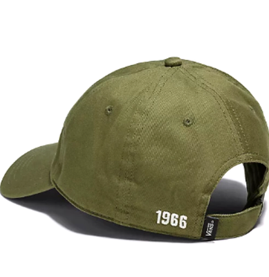 NWT VANS FLYING V CAP Curved Bill Strapback Hat LODEN GREEN Adult