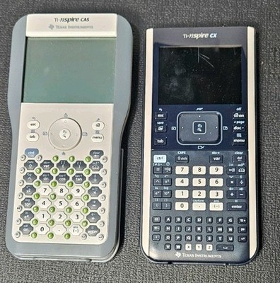 Texas Instruments TI-Nspire CX And Texas Instruments  Inspire Cas. Lot Of 2