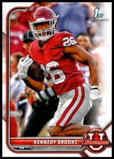 2022 Kennedy Brooks Bowman U Football #18 Oklahoma Sooners