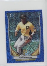 2014 Bowman Scout Top 5 Prospects Mini Chrome Refractors Blue Alen Hanson c7w