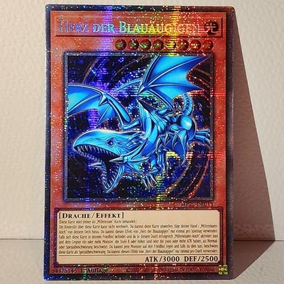 Yugioh Karte Herz Der Blauäugigen Quarter Century Secret Rare MP25-DE013 DE NM