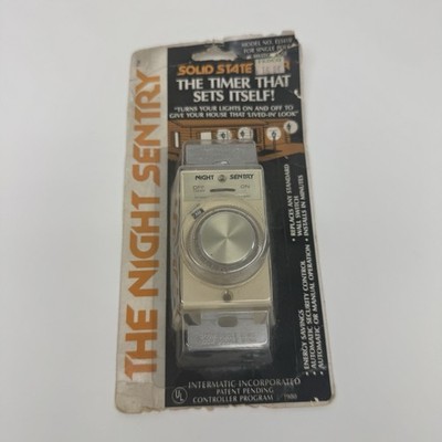 Intermatic Night Sentry Electronic Wall Switch Timer Model EJ341B