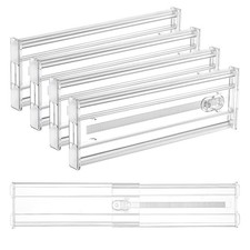 Pack" Regular Upgrade Drawer Dividers for Clothes, 12.8"-22.3" Regular-4" 4