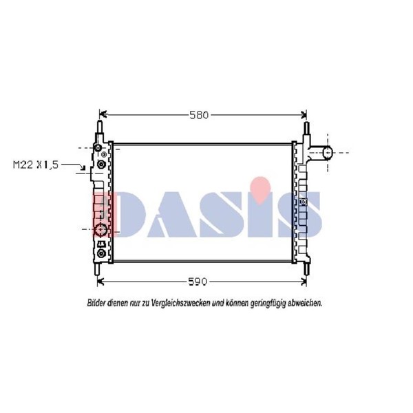 WasserküHler MotorküHler FüR Opel Kadett E CC 33_ 34_ 43_ 44_-image