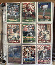 1997 Topps Baseball Complete Set 1-496 Mint in Pages Bonds Griffey HOF $10 Ship