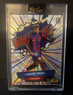 Lamine Yamal 2025 Wild Card Comix 17YR Old Rookie /5