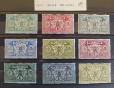 NOUVELLES HEBRIDES NEW HEBRIDES de 1911 IDOLE INDIGENE N° 49 à 57 NEUFS*