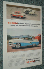 1956 Mercury Montclair Original Advertisement Print Ad 56 Two Tone 1956 Mercury Montclair Original Advertisement Print Ad 56 Two Tone