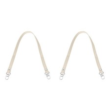 2Pcs Leather Purse Handle Strap 26" Purse Strap DIY Replacement Beige