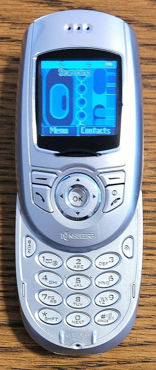 Kyocera Slider Sonic SE44 - Silver ( CDMA ) Super Rare Slider