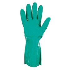 Brixwell QK29-002 Gloves, Nitrile, 15 mm M Size M Green Pair