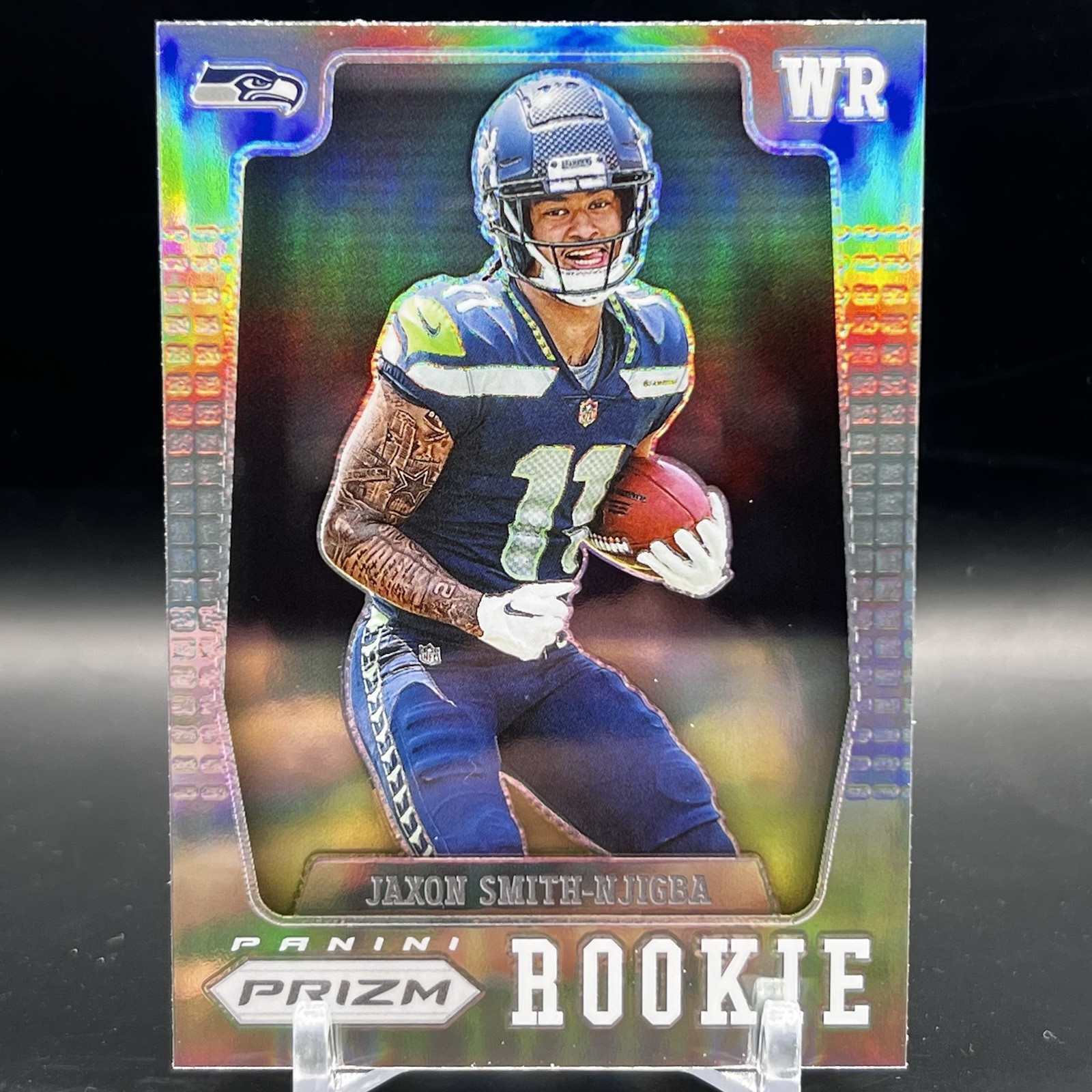 2023 Panini Prizm Flashback Rookie Silver #PFR-8 Jaxon Smith-Njigba Seahawks