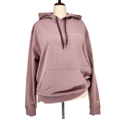 GOODEE x Kotn Women Dusty Rose French Terry V2n Relaxed Oversize Hoodie Size L