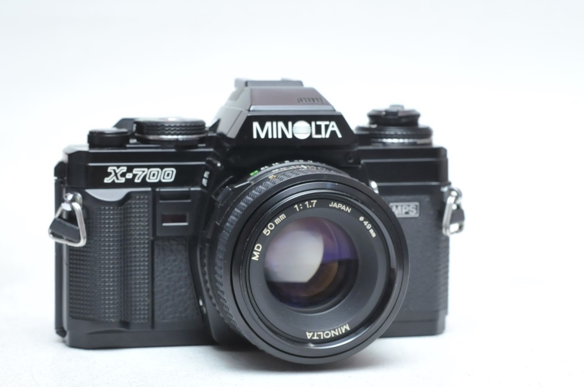 Minolta X700 Film Camera W/MD 50mm f1.7 Lens Kit | eBay