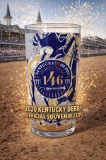 2020 Kentucky Derby 146th Mint Julep Glass Official Souvenir Cup Churchill Downs