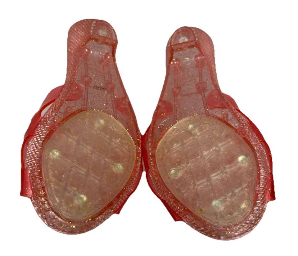 Sapato fantasia salto Disney Branca de Neve e Bela Adormecida em excelente estado usado rosa e azul - Imagem 3 de 4