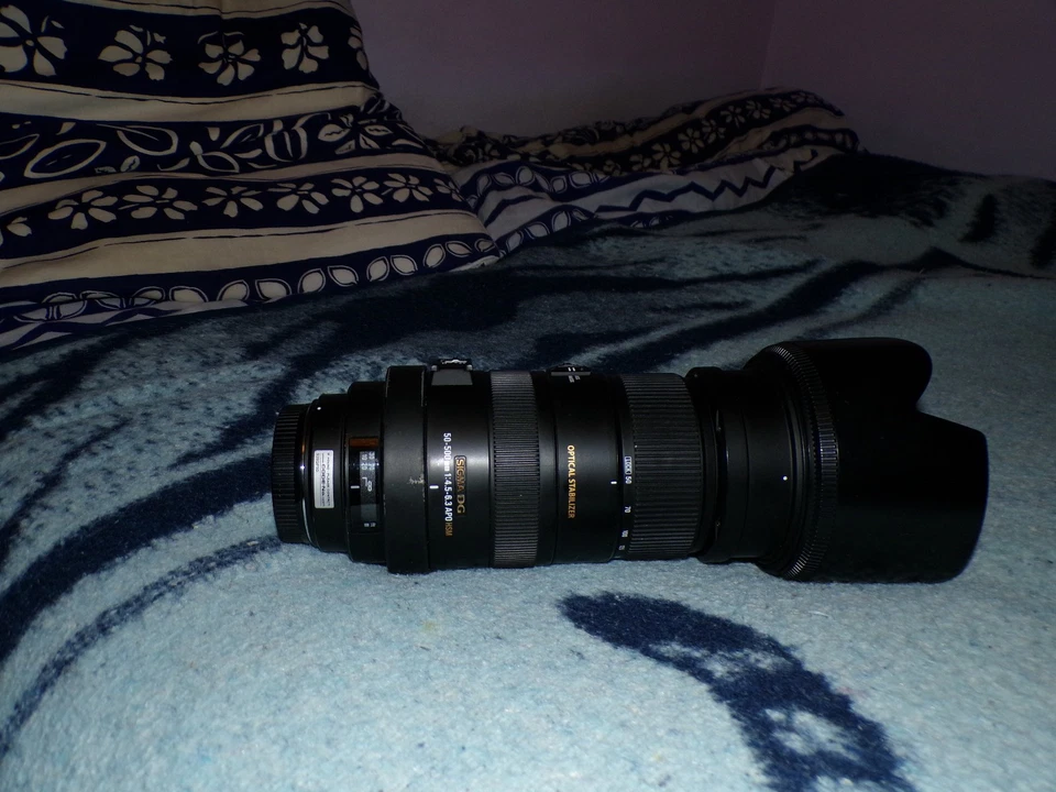 Objectif Sigma 50-500 mm F/4,5-6,3 APO DG EX HSM pour Canon EF - Photo 1/1