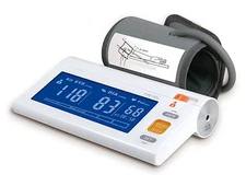 EastShore TMB986 arm blood pressure monitor, Larger BLUE LCD. MWI technology FDA