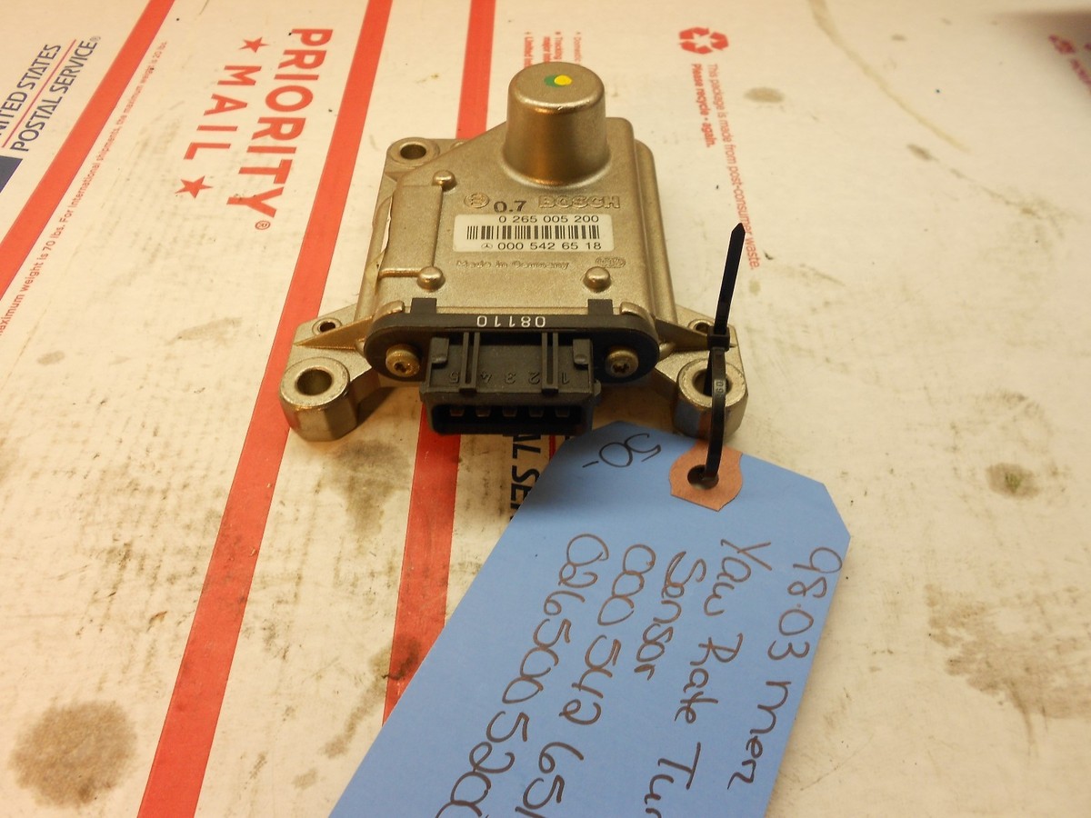 98-03 Mercedes CLK yaw rate turn sensor 0005426518 0265005200