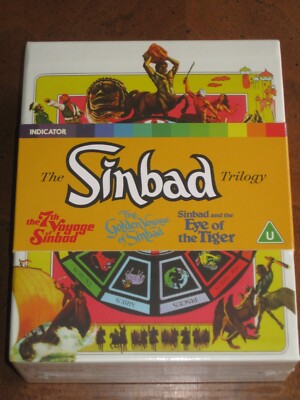 THE SINBAD TRILOGY: Indicator Limited Edition w/Book (Blu-Ray) BRAND NEW!!!