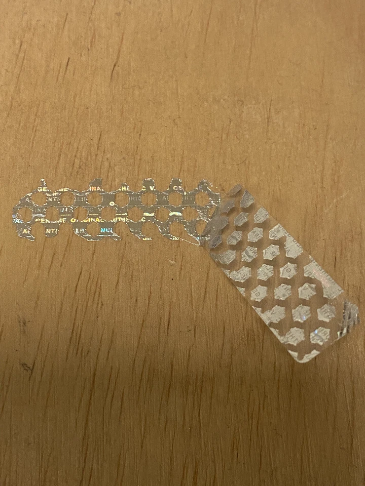 1000 Custom Printed Tamper Evident Security Void Hologram Labels 1 X .375 INCH - Image 2 of 2