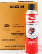 1 Case of 12 CRC Lectra Motive Electric Parts Cleaner 19oz Can 05018