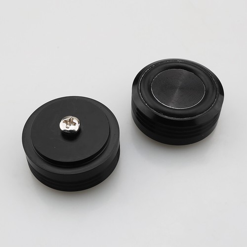 4pcs 30 x13mm Speakers Amplifier CD Player Aluminum Alloy/Rubber Feet Pads - Picture 3 of 12