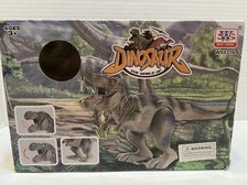 NEW Wen Sheng Word of Dinosaur T-Rex Walking Roaring Chomping w/ Light Sound