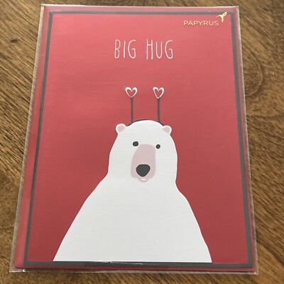 Valentine s Day Card And Envelope Papyrus Card With Polar Bear