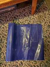 navy blue “calendared” wrap used to sign making and craft style stuff!