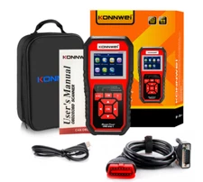 Konnwei KW850 OBDII Eobd automotive computer fault scanner reader eight language
