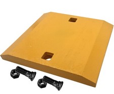 1 Bolt-on Loader Bucket Segment w Bolts, 132-4715, Fits CAT 950G & 962G Loaders