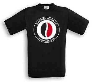 Barista Barista Antifascista T Shirt Anti Fascist Action Antifa Punk Left Ebay