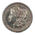 1896-O $1 Morgan Silver Dollar - AU Dets Semi Key Date - SKU-D4879