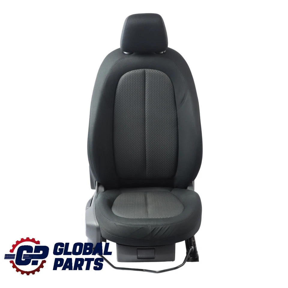 BMW F45 F48 Front Left N/S Passenger Side Seat Cloth Fabric Grid Anthracite