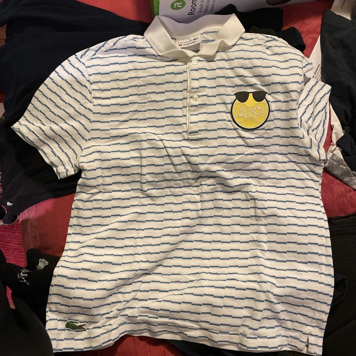 Little Duck Blue Striped Short-Sleeved Shirt