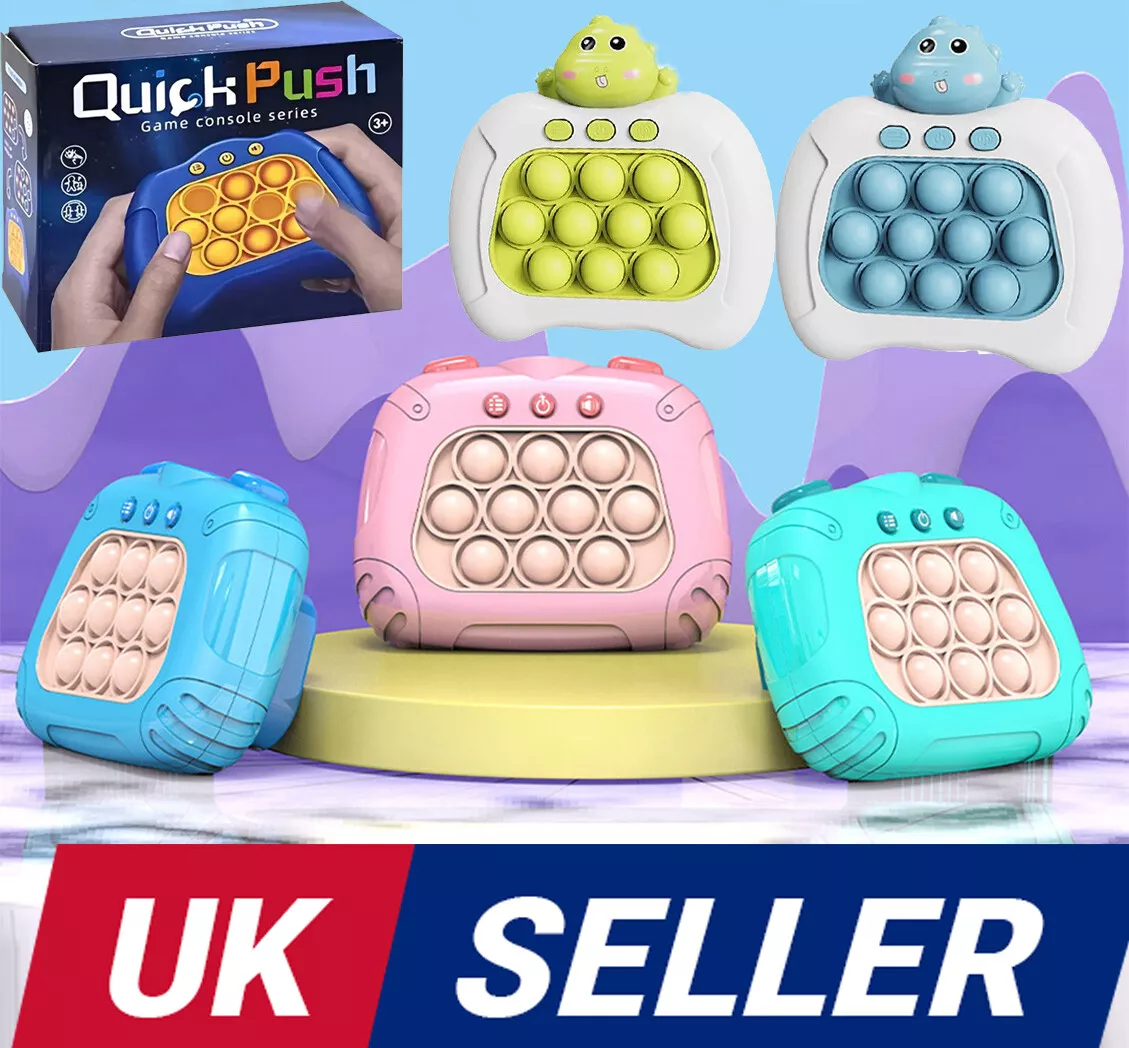 Console De Jeu Quick Push Bubbles,Jeu Fidget électronique,Puzzle Pop It  Game Machine,Push Pop Bubble Sensory Fidget Toy,Sensory - Cdiscount Jeux -  Jouets