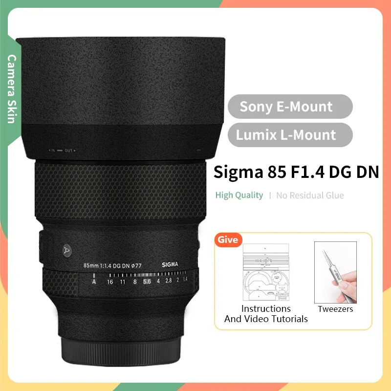 Mebont Camera Lens Protective Skin For Sigma 85mm DG DN(For