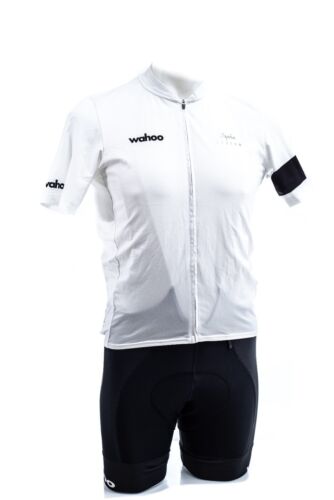 Rapha Wahoo Custom Short Sleeve Kit Men MEDIUM White/Black Wahooligan Road Bike