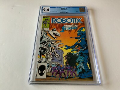 ROBOTIX 1 CGC 9.4 WHITE PAGES 1ST AND ONLY ISSUE MARVEL COMICS 1986